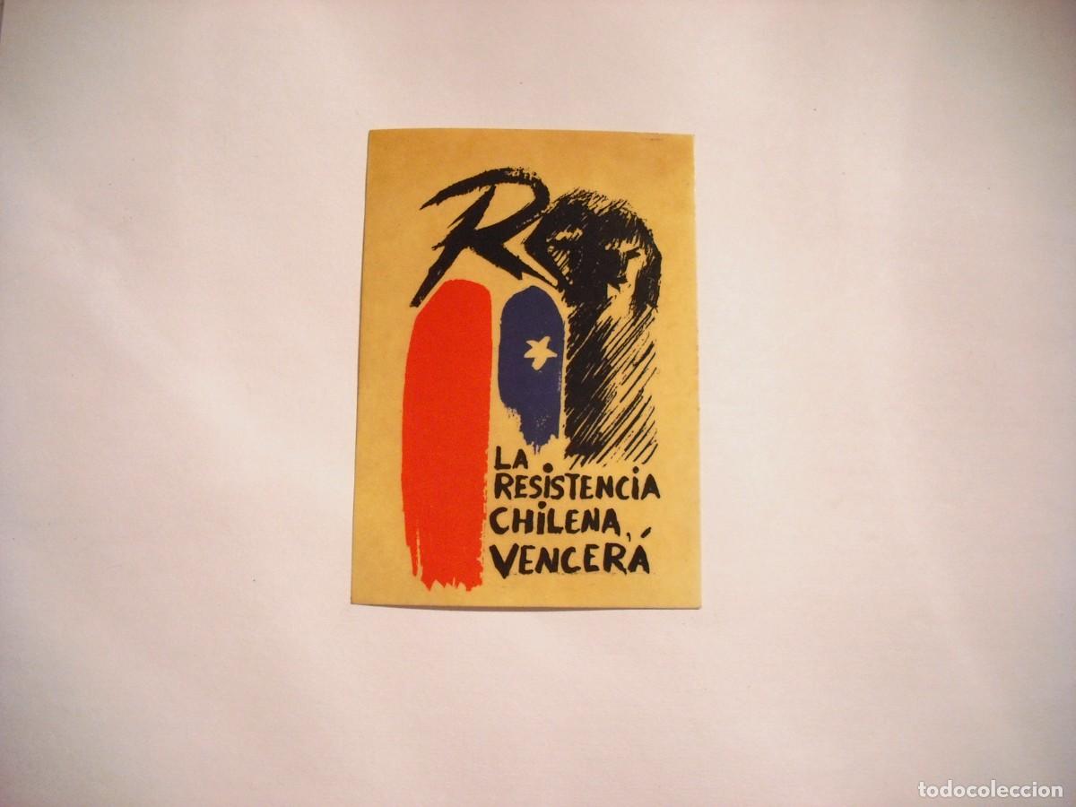 Collection stickers: PEGATINA LA RESISTENCIA CHILENA VENCERA