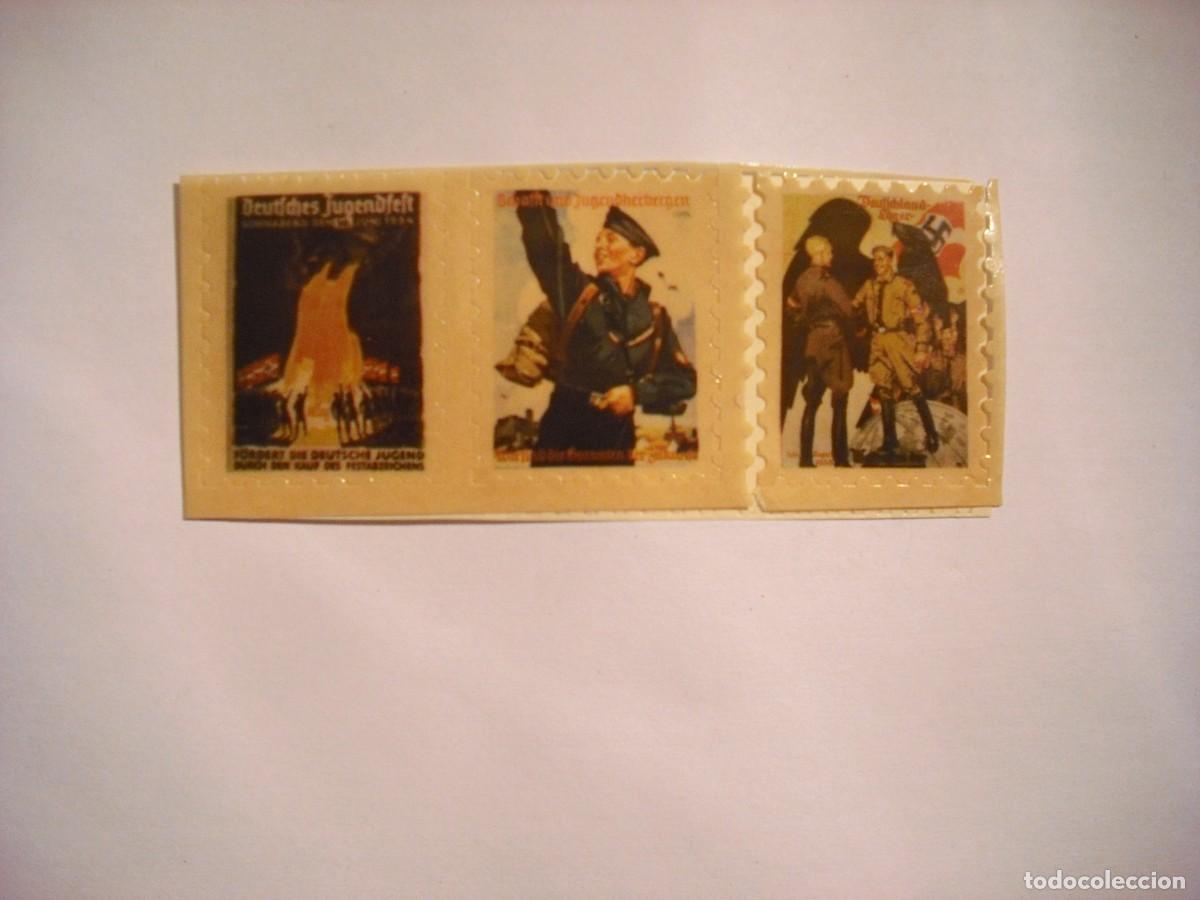 Pegatinas de colecci&oacute;n: LOTE DE 3 SELLOS JUVENTUDES III REICH. PEGATINA