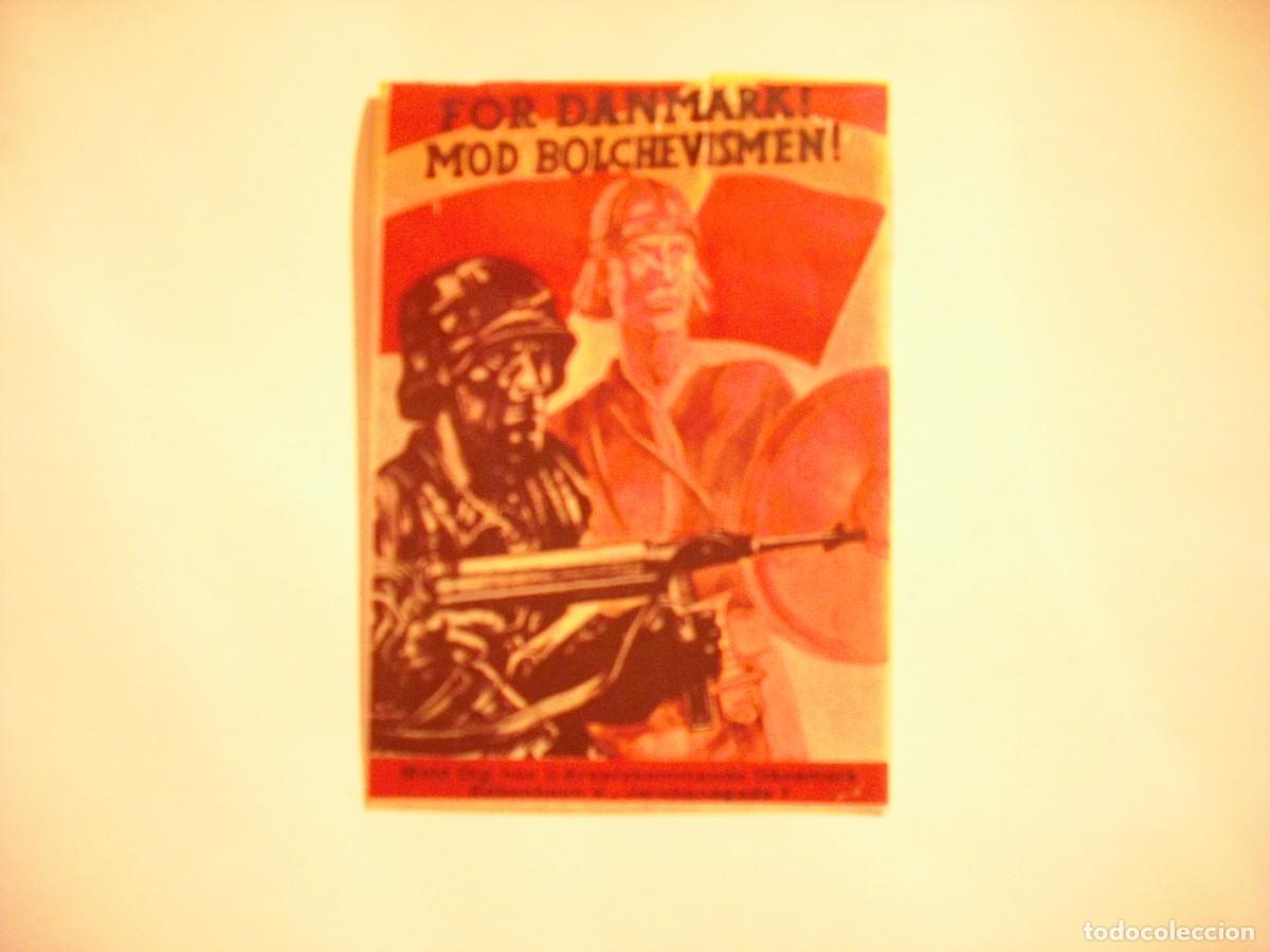 Pegatinas de colecci&oacute;n: PEGATINA DE PROPAGANDA DANES DE LA 2&ordf; GUERRA MUNDIAL PARA RECLUTAR VOLUNTARIOS PARA LAS WAFFEN SS