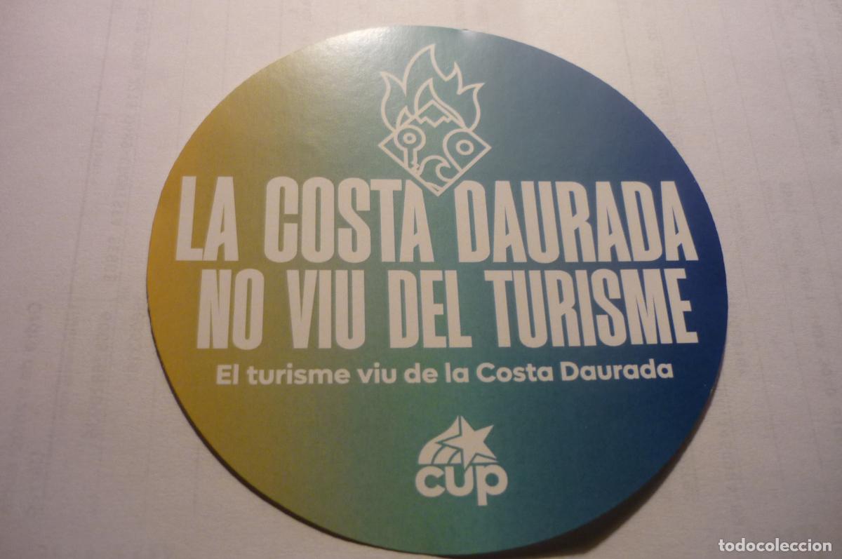Pegatinas de colecci&oacute;n: pegatina politics catalan cup la costa dorada no vive del turismo