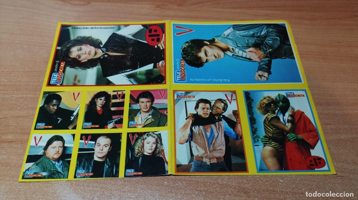 Pegatinas de colecci&oacute;n: Pegatinas Serie V Teleindiscreta ref 5 y 6