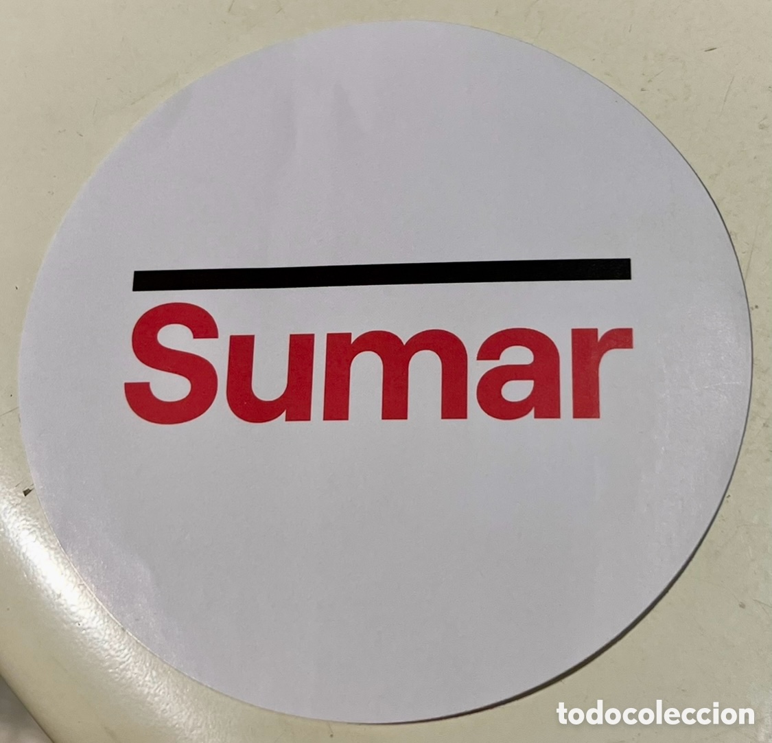 Pegatinas de colecci&oacute;n: Pegatina Pol&iacute;tica. SUMAR. 2023.