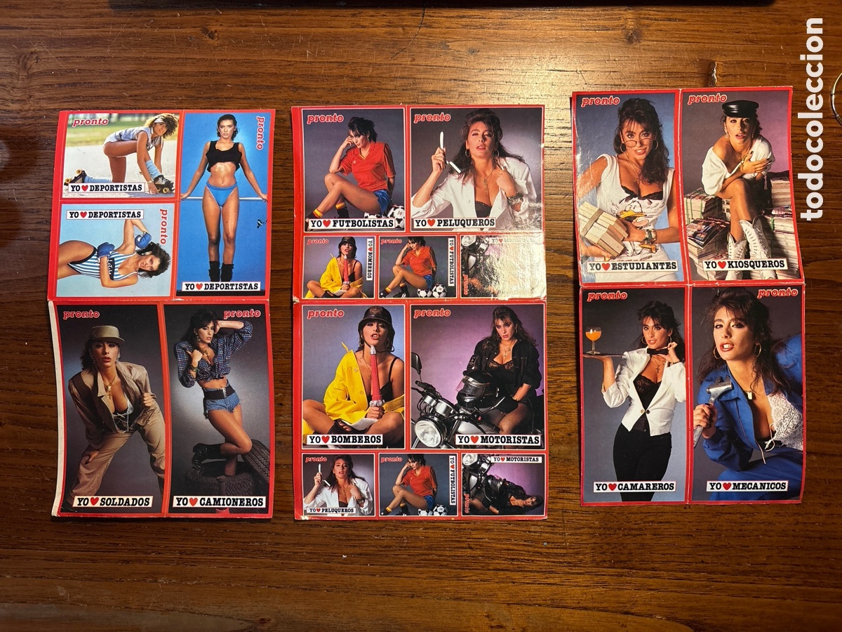 Pegatinas de colecci&oacute;n: LOTE DE 19 ADHESIVOS PEGATINAS DE LA CANTANTE SABRINA ( REVISTA PRONTO)