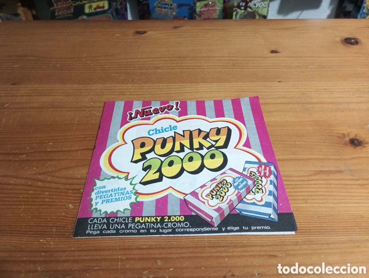 Pegatinas de colecci&oacute;n: Album vac&iacute;o Punky 2000 a&ntilde;os 80 perfecto plancha