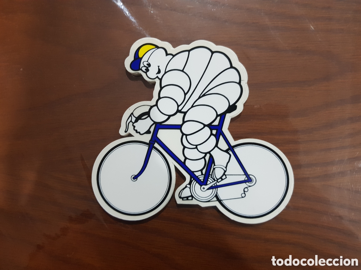 Pegatinas de colecci&oacute;n: 16 PEGATINAS MICHELIN CICLISTA BICICLETA