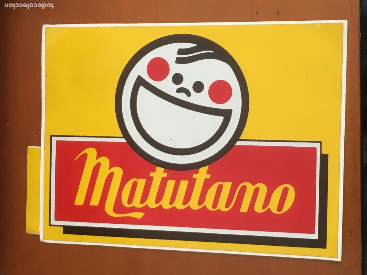 Pegatinas de colecci&oacute;n: matutano adhesivo pegatina original antiguo nunca pegado perfecto estado