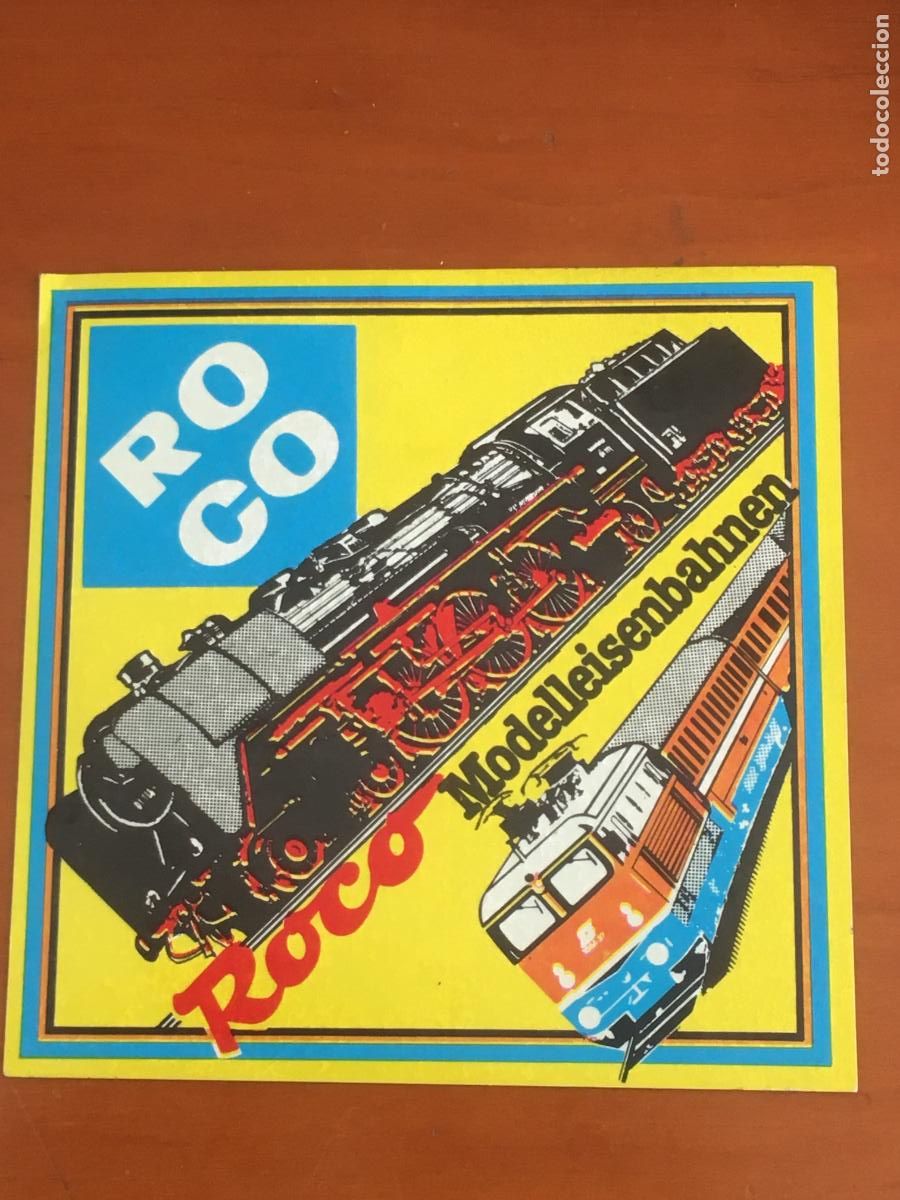 Pegatinas de colecci&oacute;n: roco maquetas de tren de juguete pegatina original antiguo nunca pegado perfecto estado