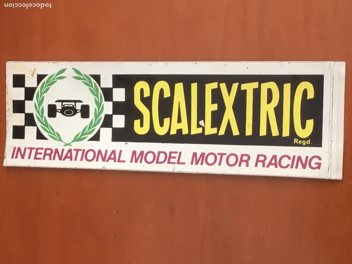 Pegatinas de colecci&oacute;n: scalextric pegatina original antiguo nunca pegado perfecto estado