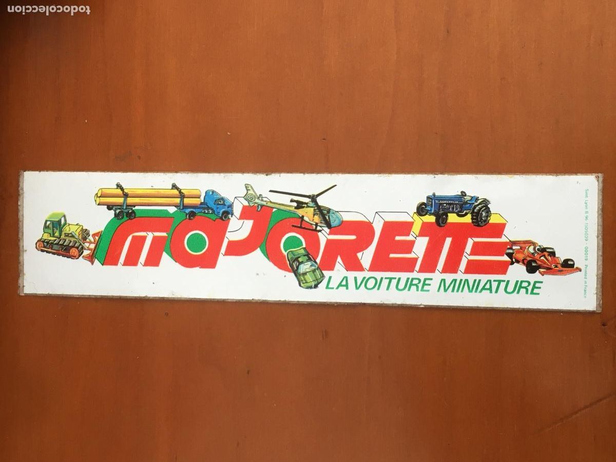 Pegatinas de colecci&oacute;n: majorette pegatina original antiguo nunca pegado perfecto estado