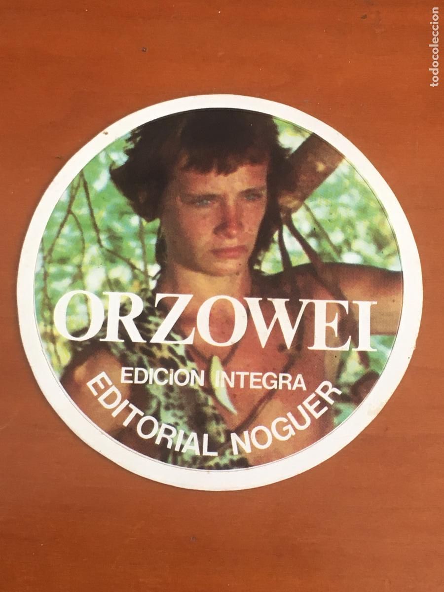 Pegatinas de colecci&oacute;n: orzowei editorial noguer pegatina original antiguo nunca pegado perfecto estado