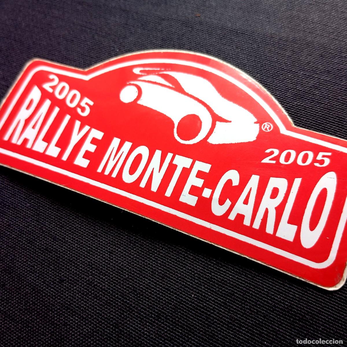 Pegatinas de colecci&oacute;n: ⚜️ &Ntilde;09X01G. Adhesivo Rallye Montecarlo 2005. 105 x 50 mm