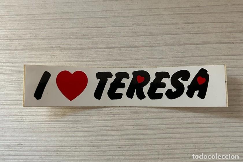 Pegatinas de colecci&oacute;n: Pegatina Adhesivo Sticker Autocollant Teresa