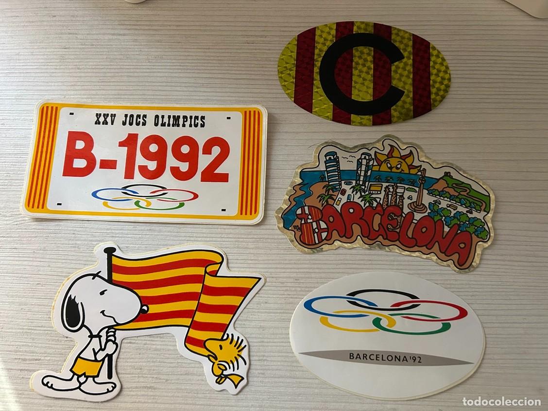 Pegatinas de colecci&oacute;n: Pegatina Adhesivo Sticker Autocollant Olimpiadas Barcelona 92 Cobi Snoopy