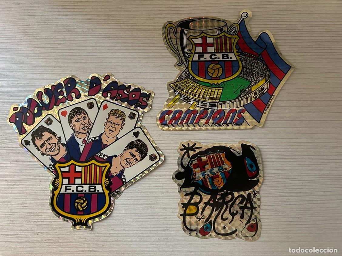 Pegatinas de colecci&oacute;n: Pegatina Adhesivo Sticker Autocollant Barcelona futbol poquer de ases Cruyyf Koeman Stoikhov