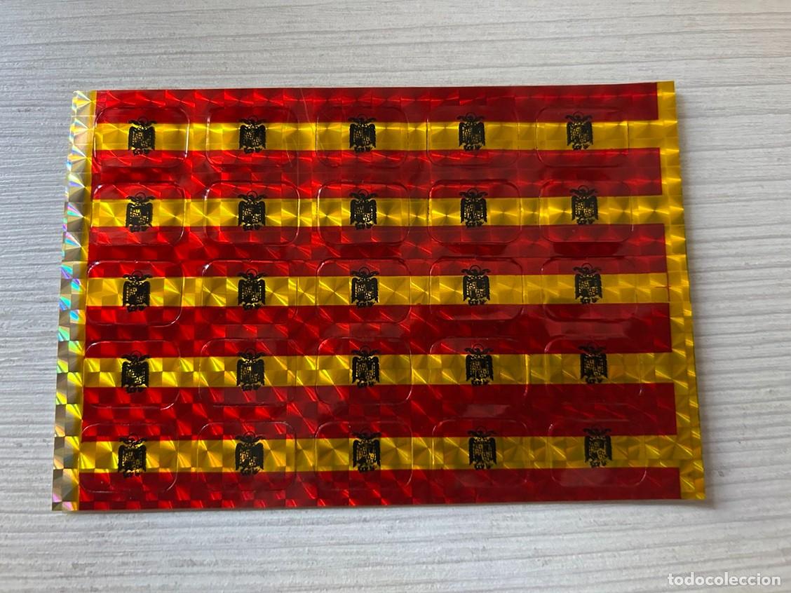 Pegatinas de colecci&oacute;n: Pegatina Adhesivo Sticker Autocollant Espa&ntilde;a bandera con Aguila de San Juan Franco