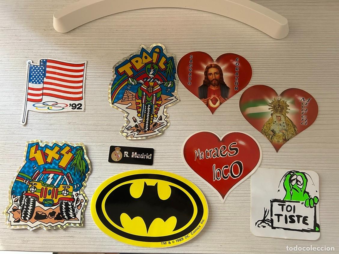 Pegatinas de colecci&oacute;n: Pegatina Adhesivo Sticker Autocollant Batman Usa 92 Jesus Macarena Bollycao Real Madrid