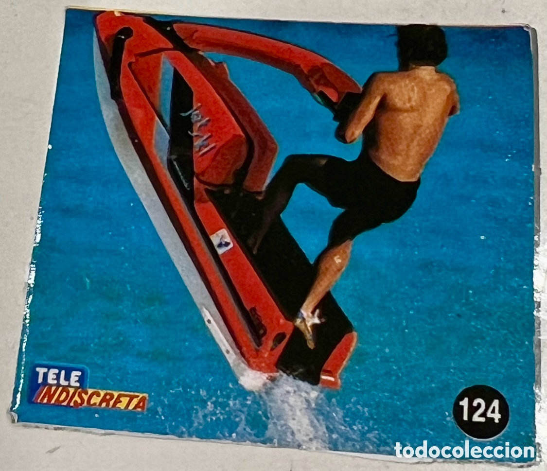 Pegatinas de colecci&oacute;n: Pegatina. Tele Indiscreta, 124. A&ntilde;os 70.