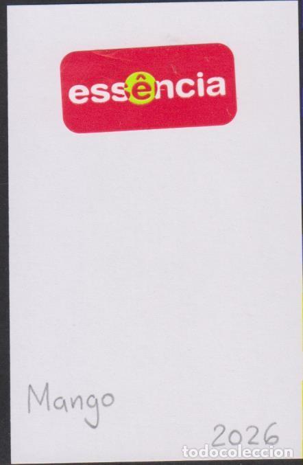 Pegatinas de colecci&oacute;n: pegatina fruta MANGO ESSENCIA adhesivo adhesiu enganxina fruit etiqueta SOY.YO