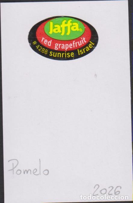 Pegatinas de colecci&oacute;n: pegatina fruta POMELO LAFFA adhesivo adhesiu enganxina fruit etiqueta SOY.YO