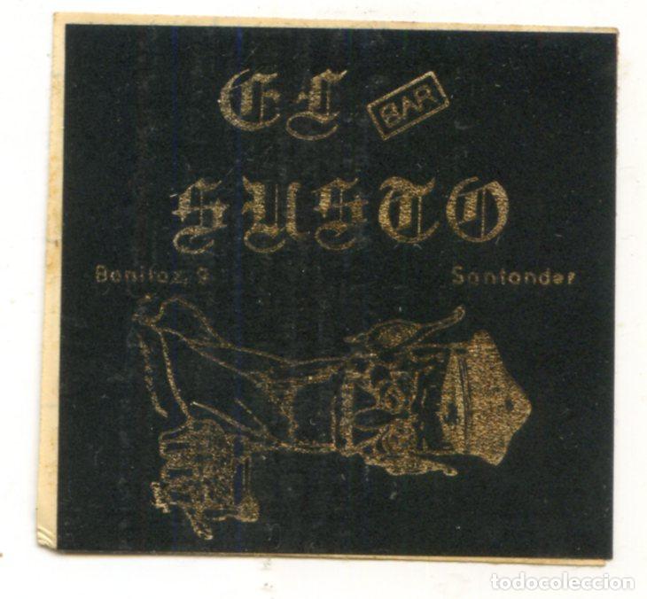 Pegatinas de colecci&oacute;n: Bar El Susto, Bonifaz, 9. Santander. Pegatina para pegar tras un cristal