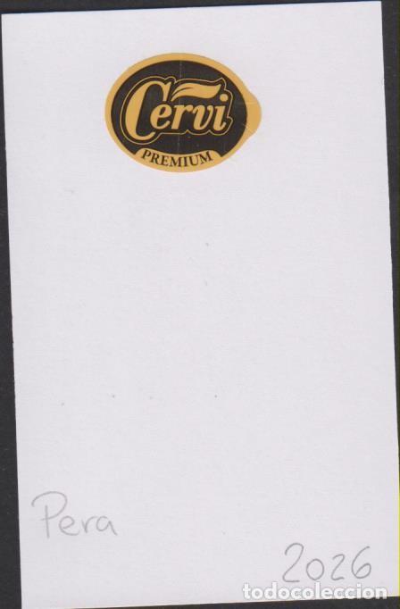 Pegatinas de colecci&oacute;n: pegatina fruta PERA CERVI PREMIUM adhesivo adhesiu enganxina fruit etiqueta SOY.YO