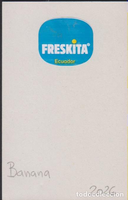 Pegatinas de colecci&oacute;n: pegatina fruta BANANA FRESKITA adhesivo adhesiu enganxina fruit etiqueta SOY.YO