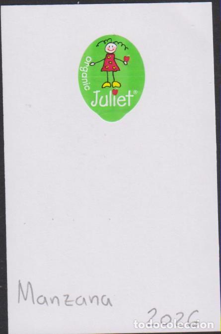 Pegatinas de colecci&oacute;n: pegatina fruta MANZANA JULIET adhesivo adhesiu enganxina fruit etiqueta SOY.YO