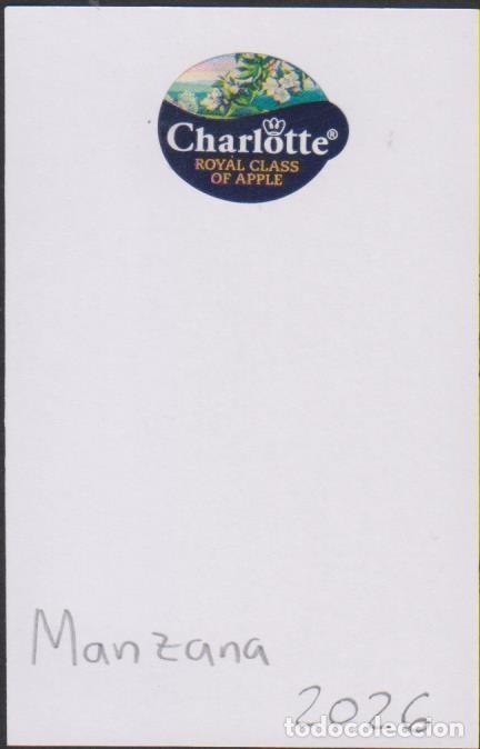 Pegatinas de colecci&oacute;n: pegatina fruta MANZANA CHARLOTTE adhesivo adhesiu enganxina fruit etiqueta SOY.YO