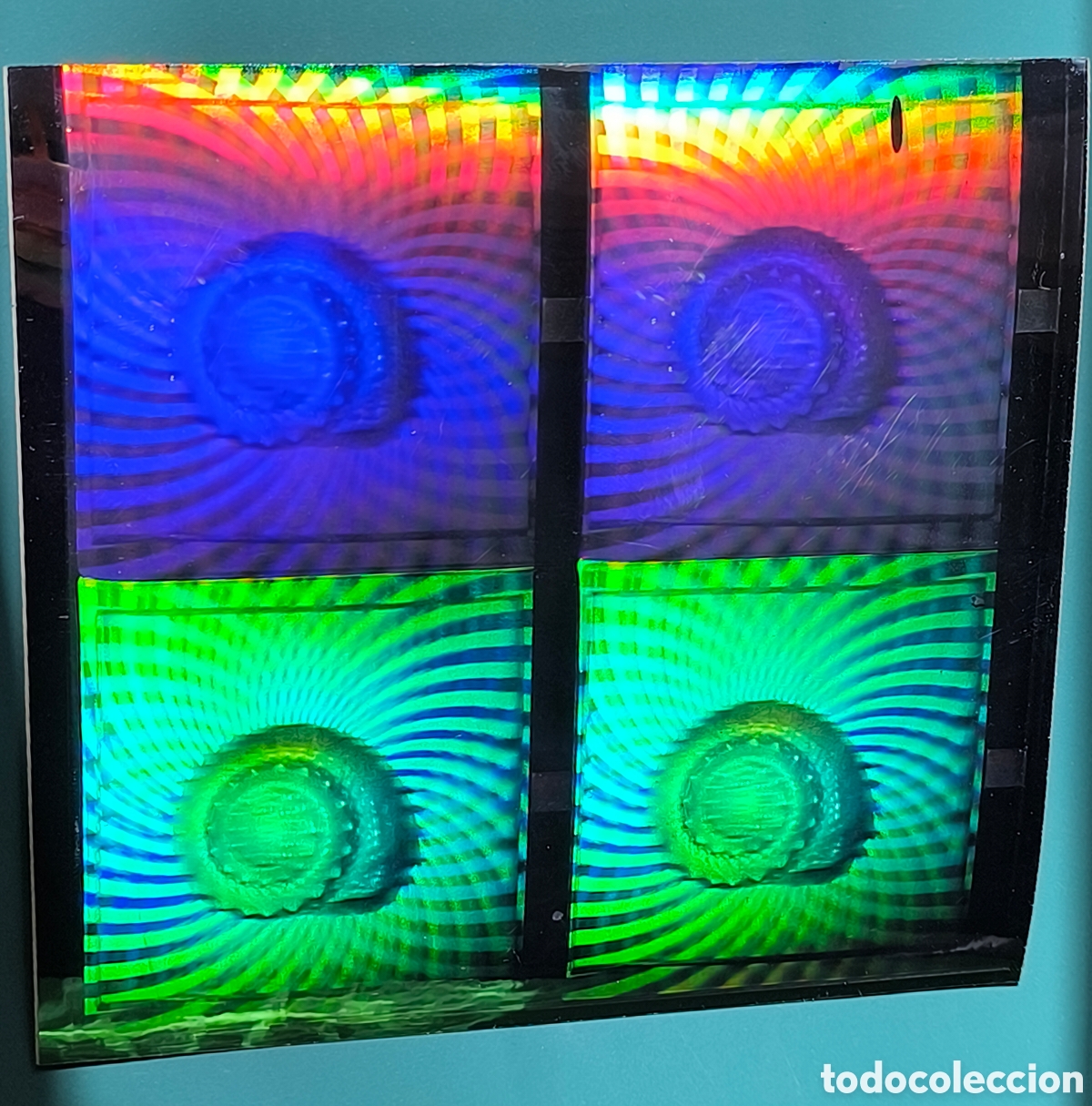 Pegatinas de colecci&oacute;n: Lote de 10 hojas de adhesivos hologr&aacute;ficos de los a&ntilde;os 80.