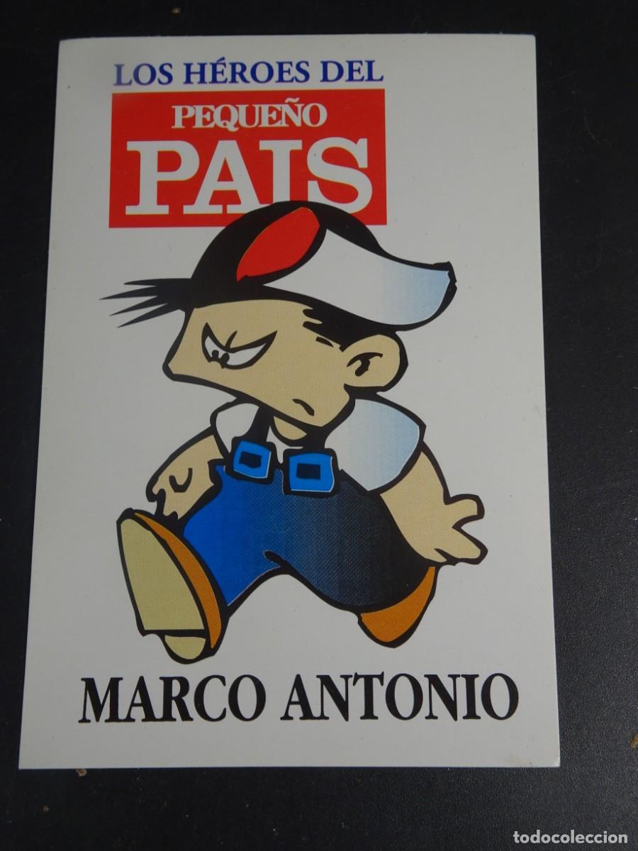 Pegatinas de colecci&oacute;n: PEGATINA MARCO ANTONIO, LOS H&Eacute;ROES DEL PEQUE&Ntilde;O EL PAIS, VER FOTOS