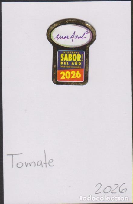 Pegatinas de colecci&oacute;n: pegatina fruta TOMATE MAR AZUL SABOR 2026 adhesivo adhesiu enganxina fruit etiqueta SOY.YO