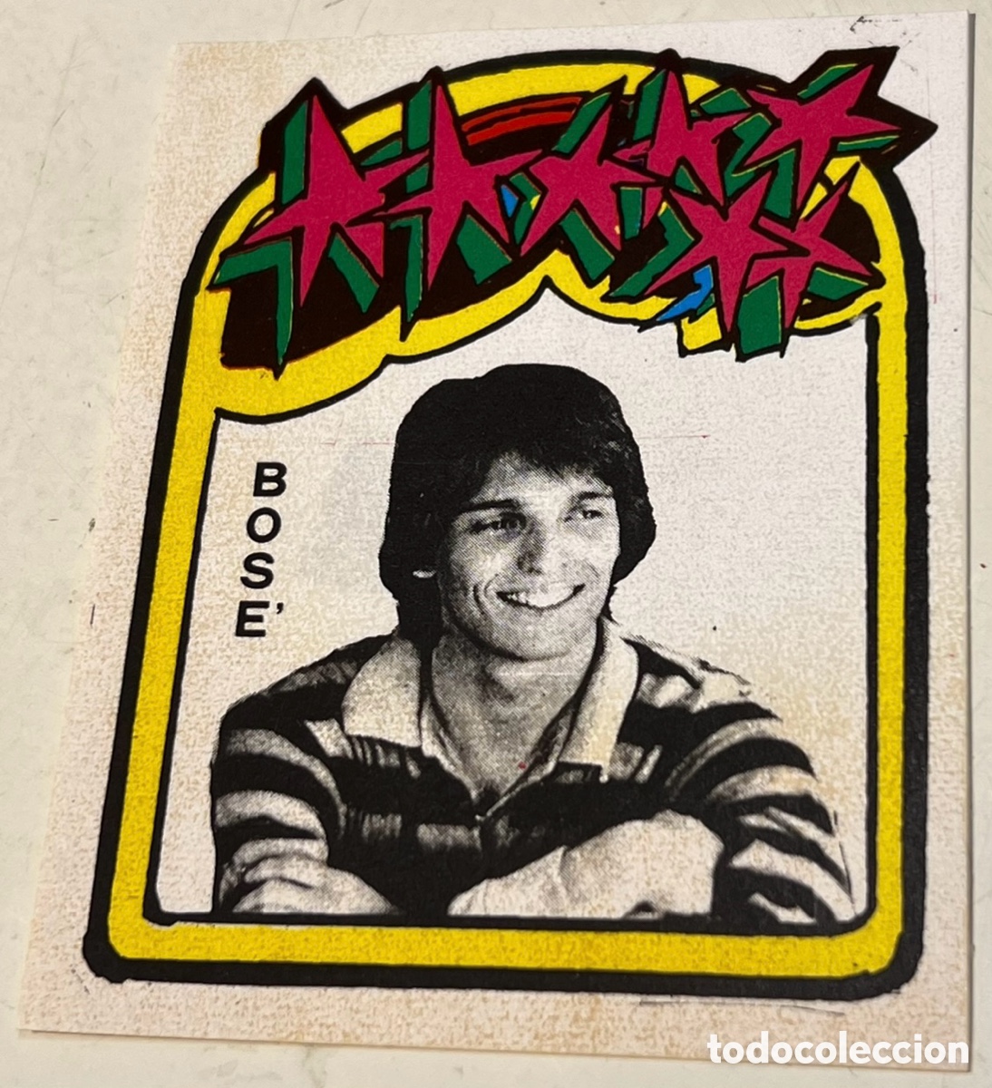 Pegatinas de colecci&oacute;n: Pegatina. Miguel Bos&eacute;, 187. Didec. 1981.