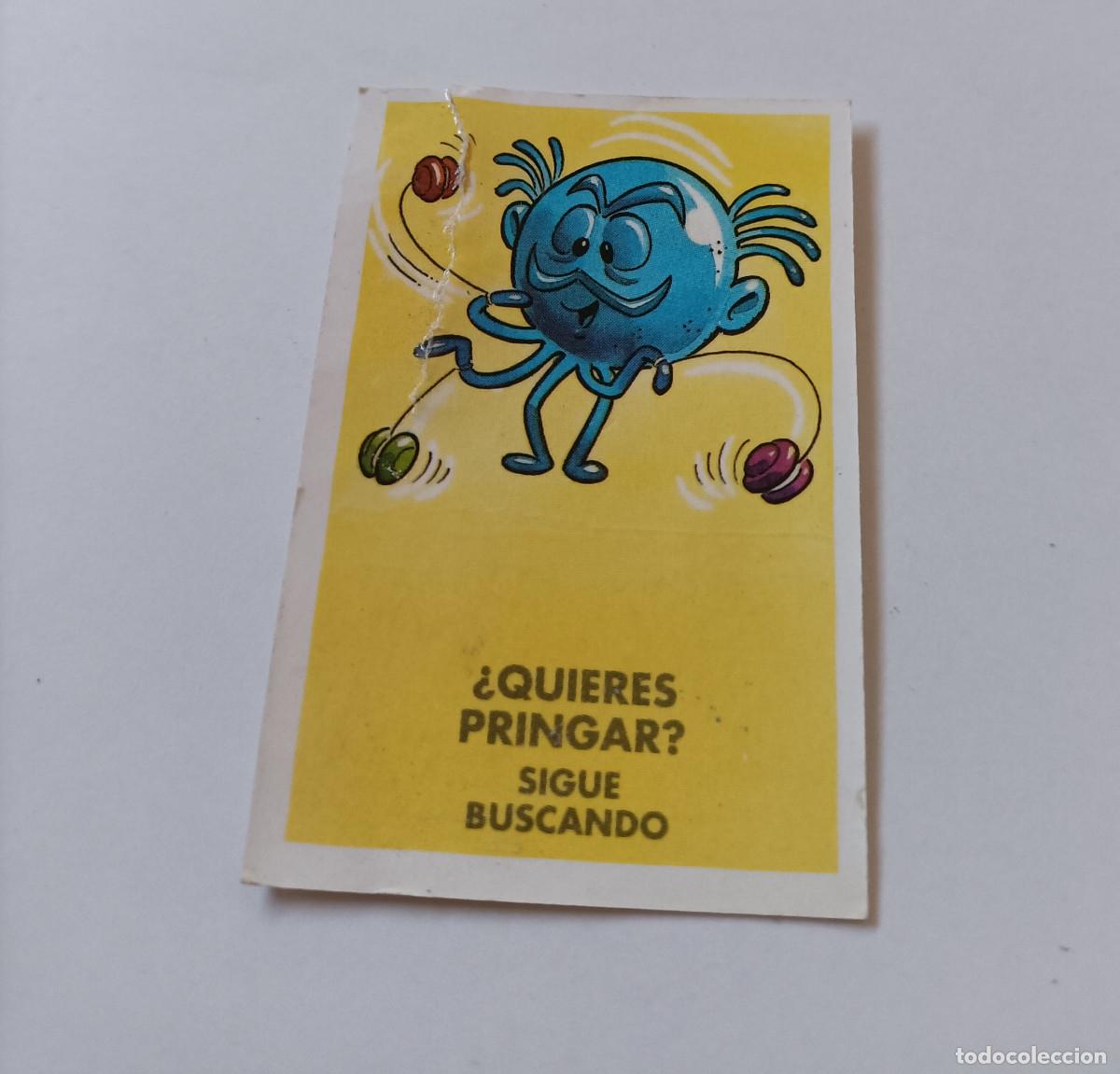 Pegatinas de colecci&oacute;n: Bimbocao Bimbo bolas pringosas tigreton Bony ? Quieres pringar? sticker pegatina cromo