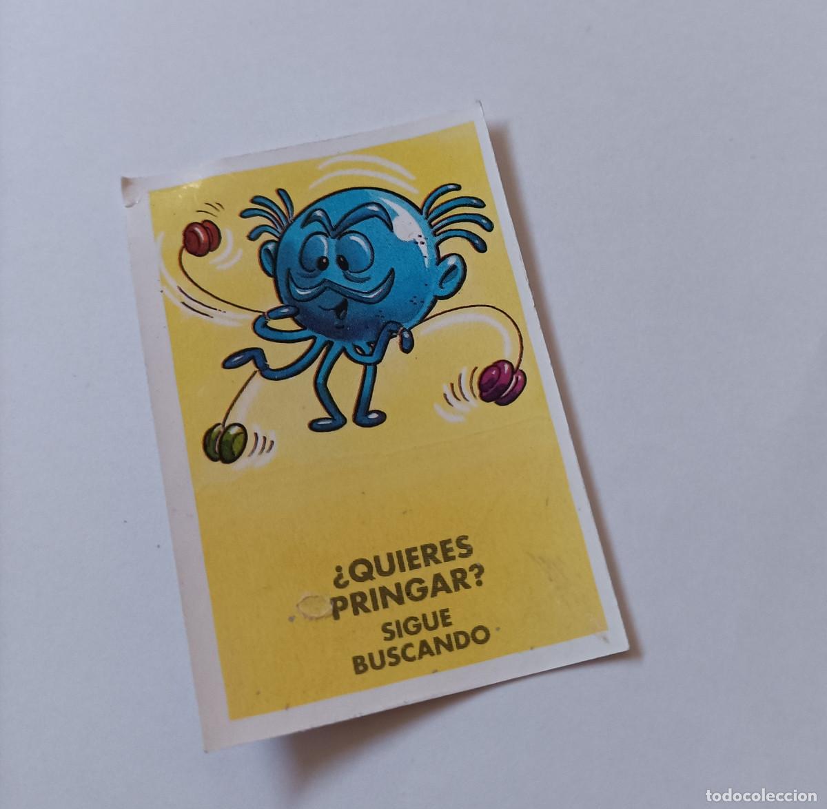 Pegatinas de colecci&oacute;n: Bimbocao Bimbo bolas pringosas tigreton Bony ? Quieres pringar? sticker pegatina cromo