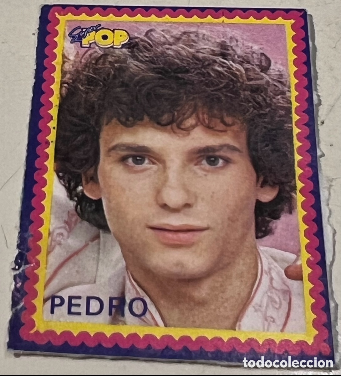 Pegatinas de colecci&oacute;n: Pegatina. Pedro. Revista S&uacute;per Pop. A&ntilde;os 70.