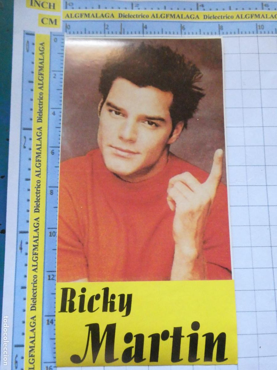 Pegatinas de colecci&oacute;n: ANTIGUA PEGATINA DE M&Uacute;SICA. RICKY MARTIN. 188