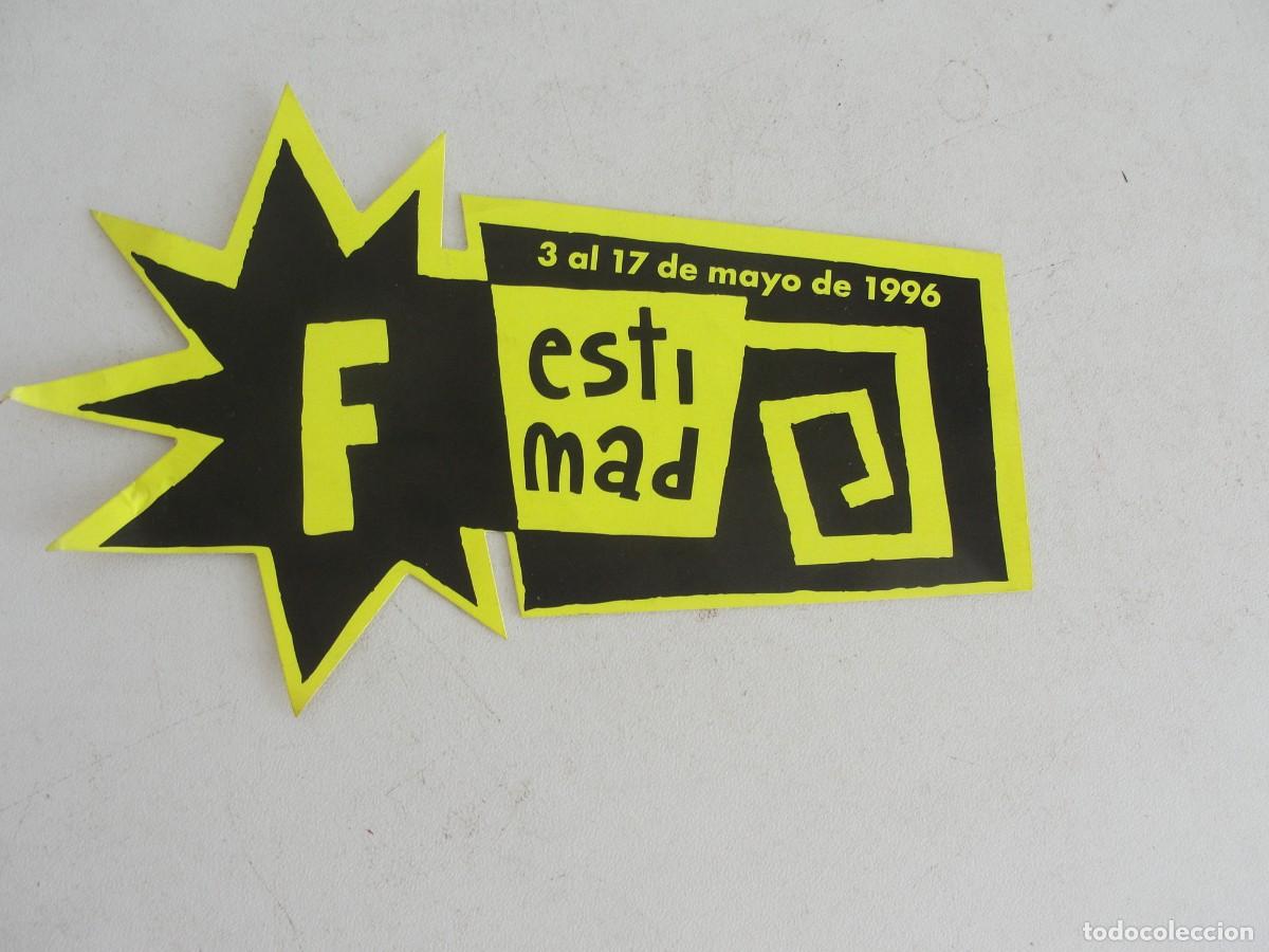 Pegatinas de colecci&oacute;n: PEGATINA ADHESIVO FESTIVAL MUSICAL MADRID FESTIMAD 1996 - SIN USAR