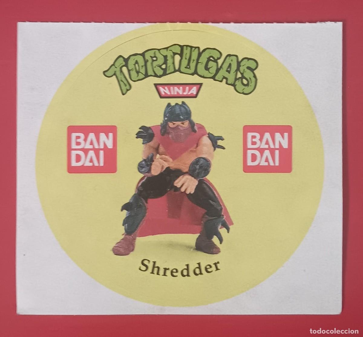 Pegatinas de colecci&oacute;n: ANTIGUA PEGATINA ADHESIVO TORTUGAS NINJA SHREDDER DESPEDAZADOR BANDAI