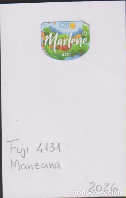 Pegatinas de colecci&oacute;n: pegatina fruta MANZANA MARLENE FUJI 4131 adhesivo adhesiu enganxina fruit etiqueta SOY.YO