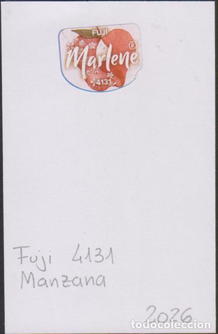 Pegatinas de colecci&oacute;n: pegatina fruta MANZANA MARLENE FUJI 4131 adhesivo adhesiu enganxina fruit etiqueta SOY.YO
