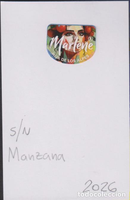 Pegatinas de colecci&oacute;n: pegatina fruta MANZANA MARLENE adhesivo adhesiu enganxina fruit etiqueta SOY.YO