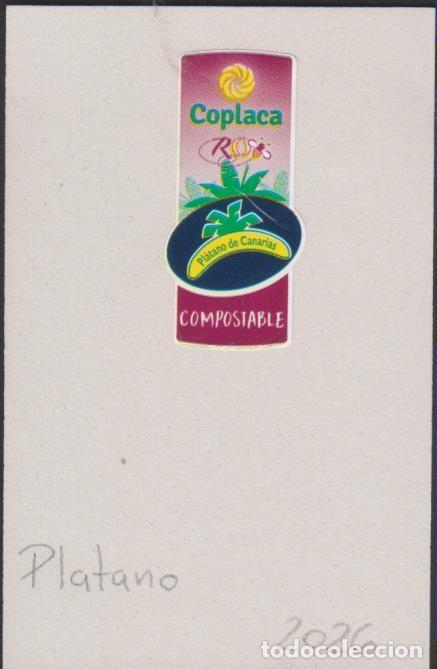 Adesivi di collezione: pegatina fruta PL&Aacute;TANO CANARIAS COPLACA adhesivo adhesiu enganxina fruit etiqueta SOY.YO