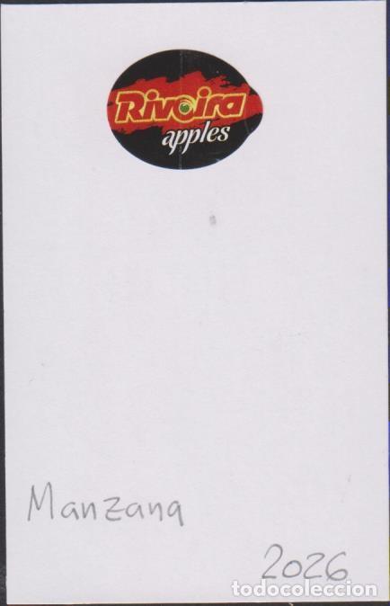 Adesivi di collezione: pegatina fruta MANZANA RIVOIRA APPLES adhesivo adhesiu enganxina fruit etiqueta SOY.YO