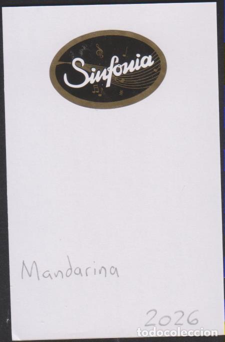Adesivi di collezione: pegatina fruta MANDARINA SINFONIA adhesivo adhesiu enganxina fruit etiqueta SOY.YO