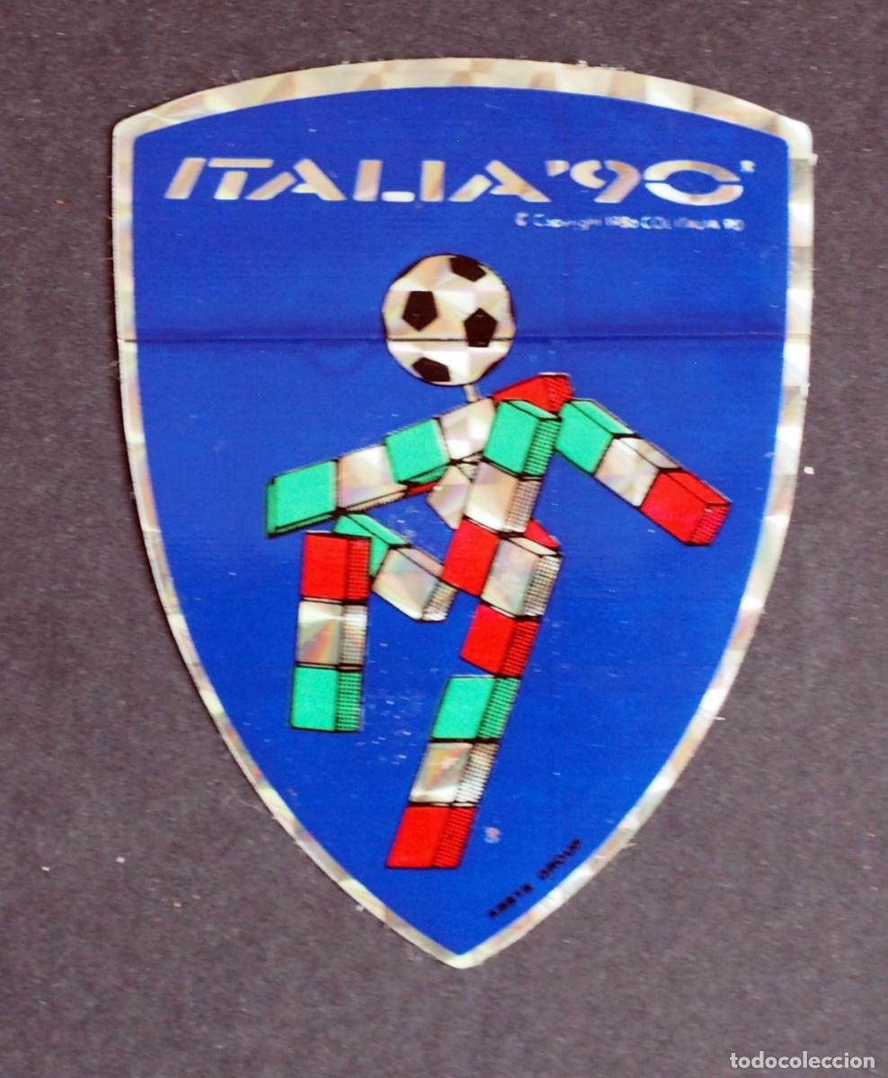 Collection stickers: PEGATINA FUTBOL. MUNDIAL DE FUTBOL ITALIA&acute;90. CON LA MASCOTA &rdquo;Ciao&rdquo;