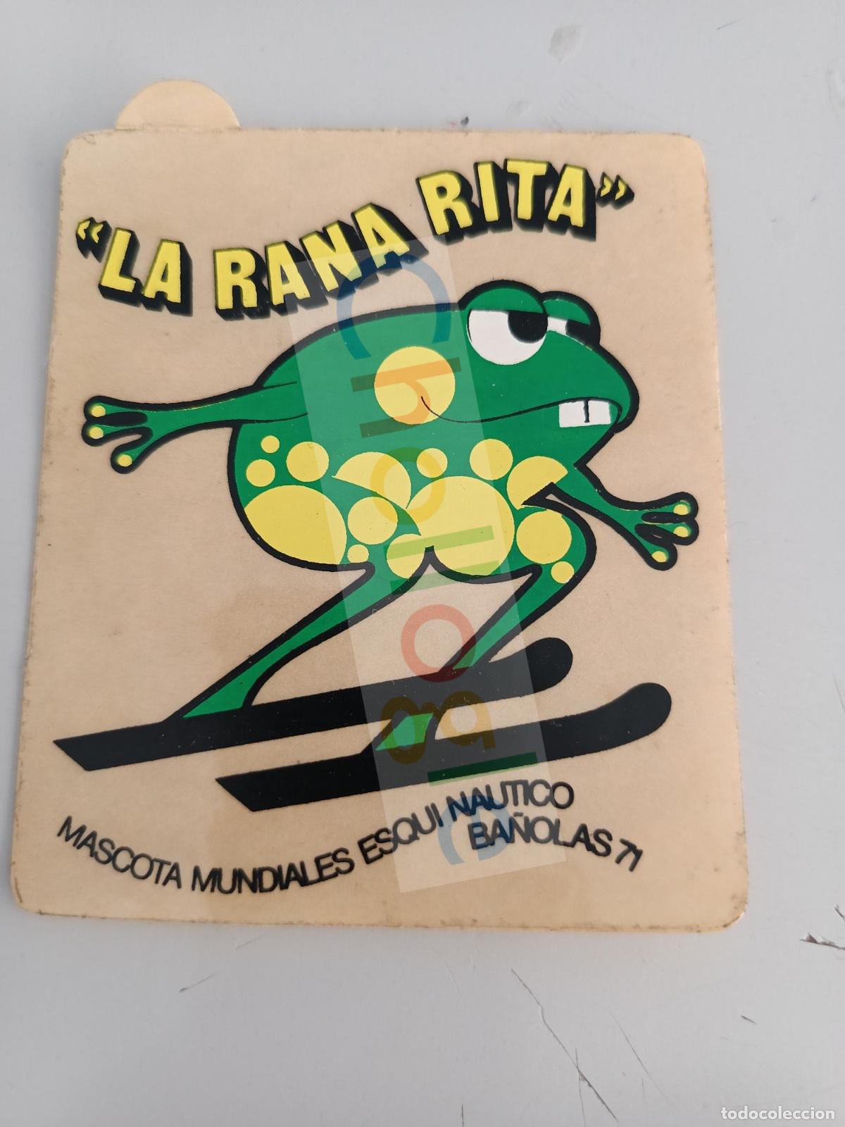 Autocollants de collection: Pegatina mundiales esqui nautico Ba&ntilde;olas 71