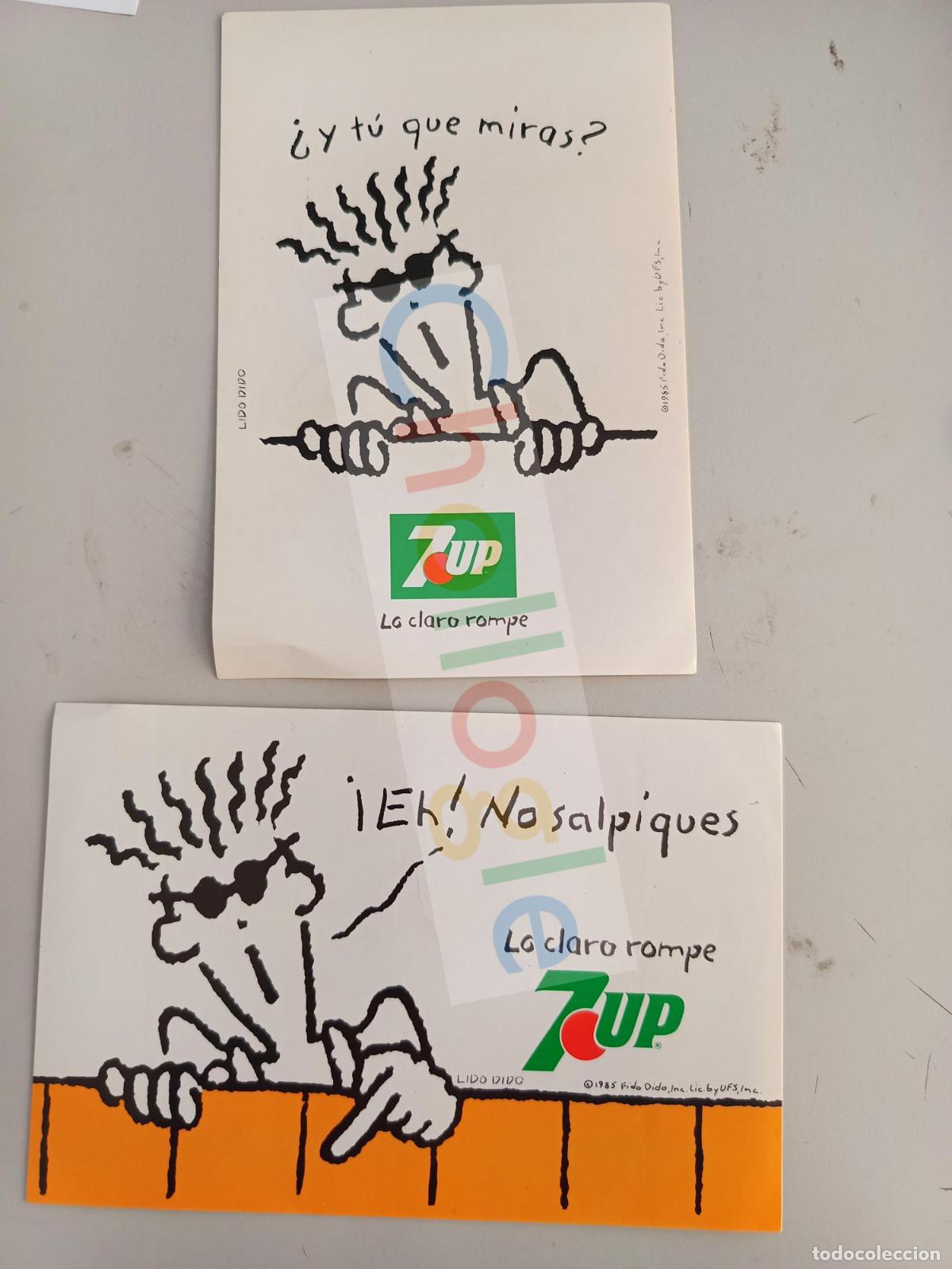 Autocollants de collection: Pegatinas Fido Dido 7 up