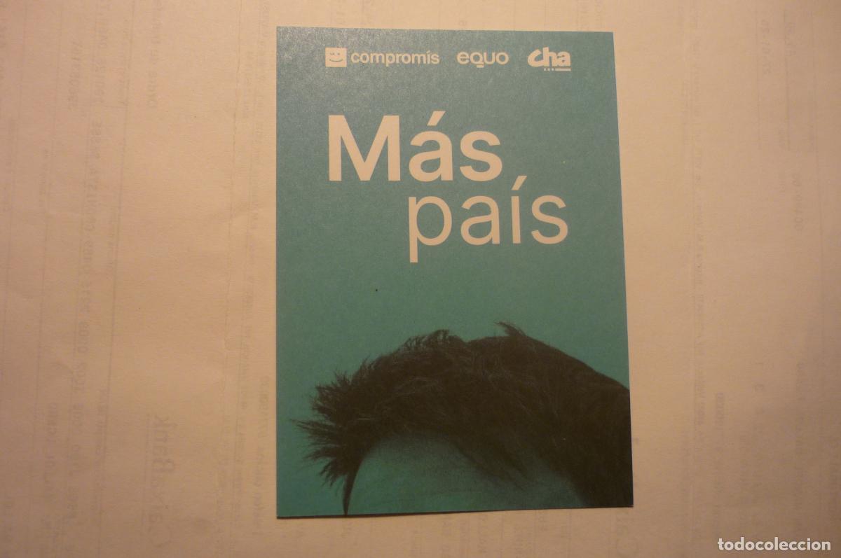 Pegatinas de colecci&oacute;n: pegatina politica compromis cha equo mas pais
