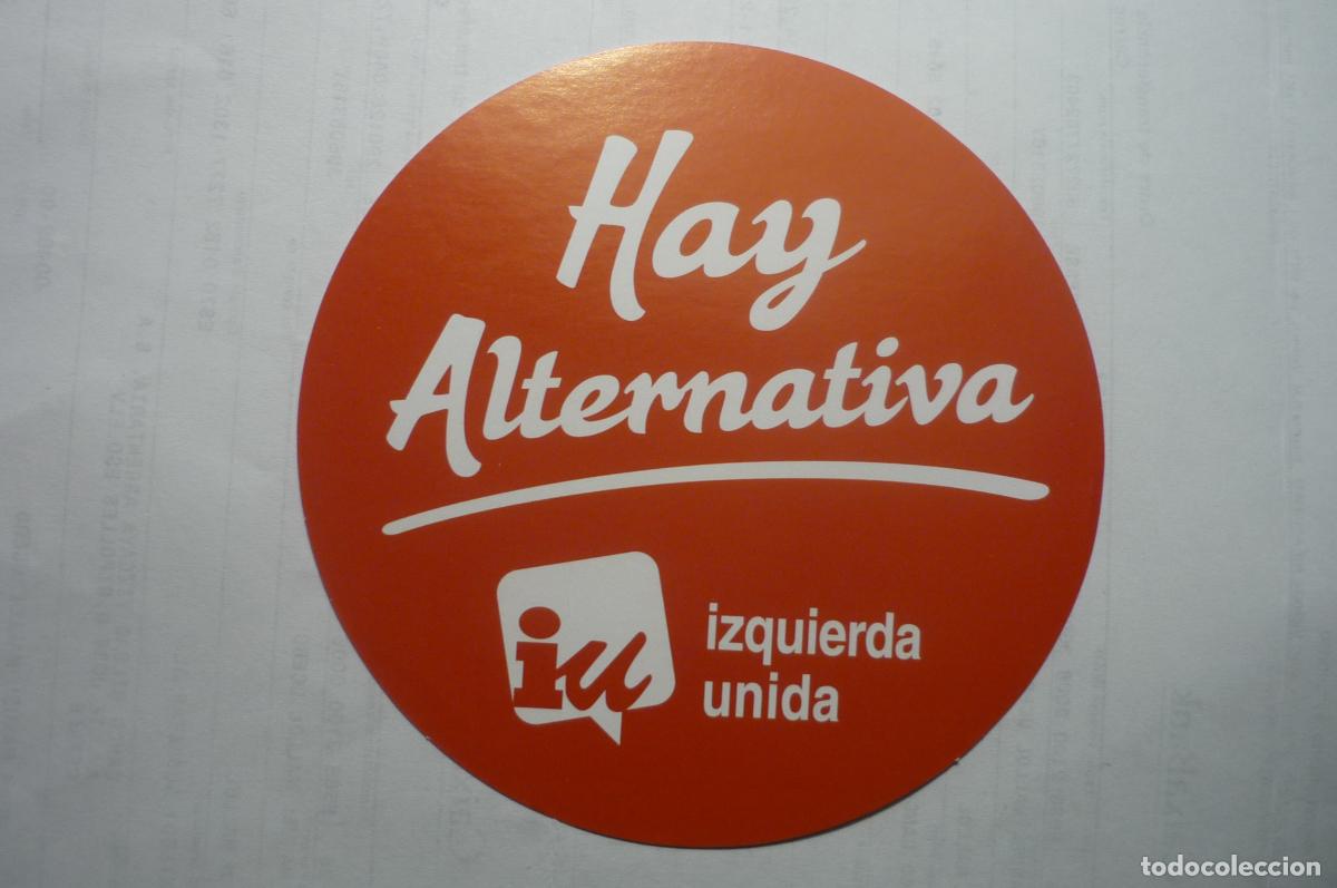 Pegatinas de colecci&oacute;n: pegatina politica izquierda unida