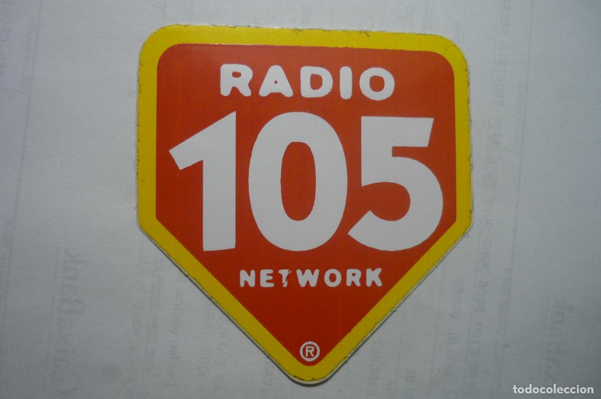 Pegatinas de colecci&oacute;n: pegatina radio 105 network